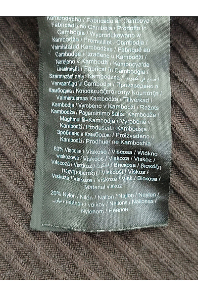 ONLY Dámský hnědý žebrovaný rolák s dlouhým rukávem basic Vel. L | ONLY | obrázek 8