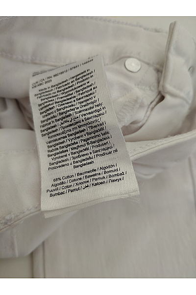 ONLY Bílé bavlněné džíny s vysokým pasem skinny Vel. XS/32 | ONLY | obrázek 7