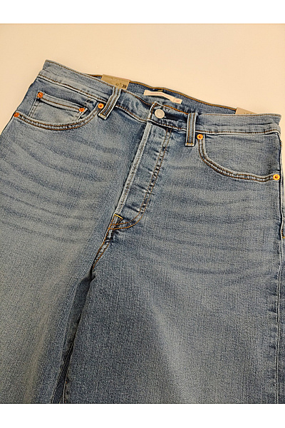 LEVIS Dámské bavlněné džíny s vysokým pasem wide leg Velikost US 32 x 32 | LEVIS | obrázek 7