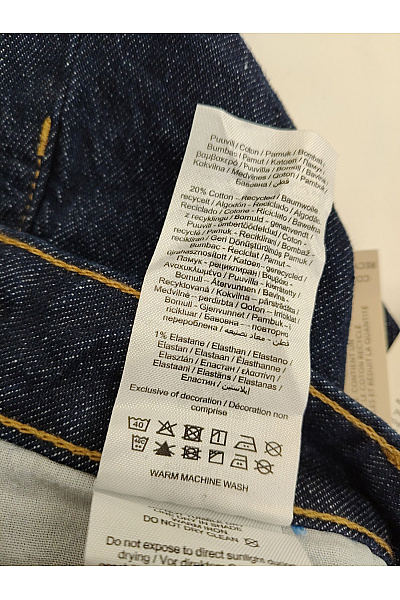 JDY Dámské modré bavlněné džíny s vysokým pasem wide leg Vel. EU XS/30 | JDY | obrázek 8
