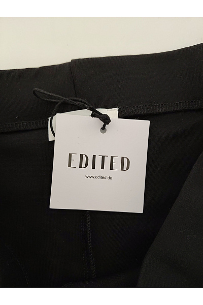 Dámské černé zvonové kalhoty s vysokým pasem Vel. EU 36 | Unimoda | obrázek 5