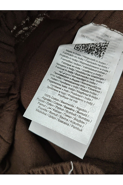 ONLY Dámské bavlněné široké kalhoty s vysokým pasem Vel. XS | ONLY | obrázek 6