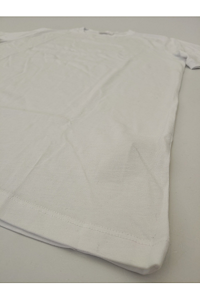 Pánské bílé basic tričko s krátkým rukávem | Unimoda | obrázek 3
