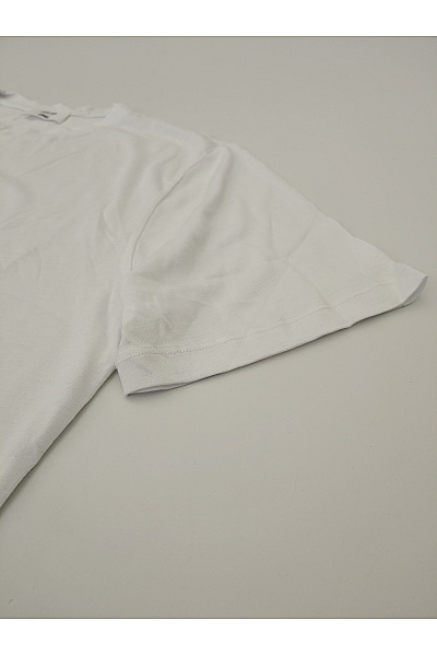 Pánské bílé basic tričko s krátkým rukávem | Unimoda | obrázek 4