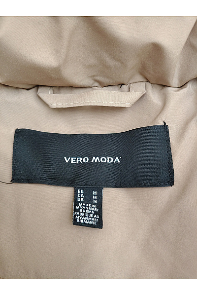VERO MODA Dámská hnědá prošívaná přechodná bunda s kapucí Vel. EU M | VERO MODA | obrázek 10