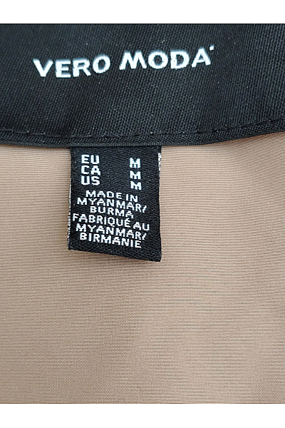 VERO MODA Dámská hnědá prošívaná přechodná bunda s kapucí Vel. EU M | VERO MODA | obrázek 11