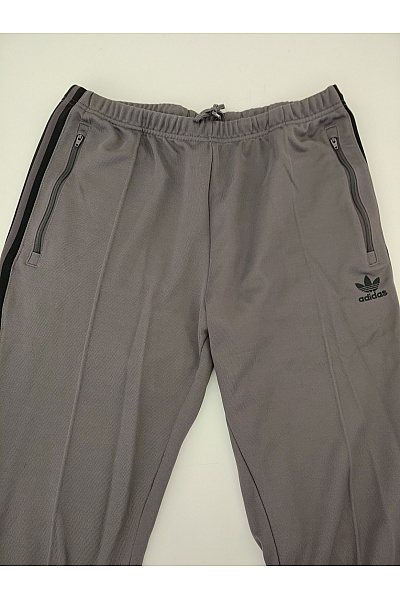 ADIDAS Šedé pánské tepláky s lampasem a kapsami Velikost US M | ADIDAS | obrázek 4