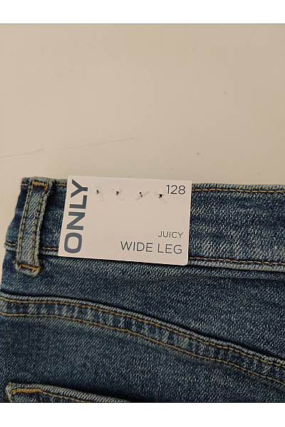 ONLY Dívčí bavlněné široké džíny Vel. 128 | ONLY | obrázek 5