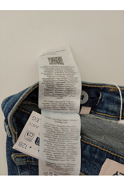 ONLY Dívčí bavlněné široké džíny Vel. 128 | ONLY | obrázek 8