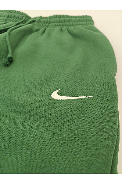 Nike Pánské zelené bavlněné tepláky s gumou na nohavicích Velikost US S | Nike | obrázek 5