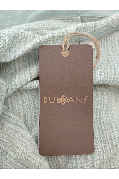 BULDAN's Dámský pruhovaný župan s kapucí khaki Vel. 2 | BULDAN's | obrázek 8