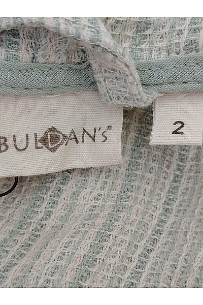 BULDAN's Dámský pruhovaný župan s kapucí khaki Vel. 2 | BULDAN's | obrázek 9