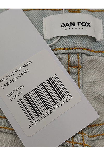 Pánské bavlněné džíny rovné seprané Vel. 36 | Unimoda | obrázek 9