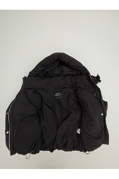 My Haily s Dámská černá prošívaná puffer bunda kapucí Velikost XS | My Haily s | obrázek 5