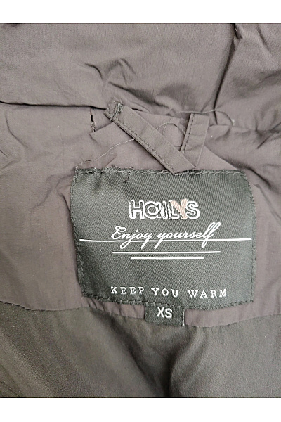 My Haily s Dámská černá prošívaná puffer bunda kapucí Velikost XS | My Haily s | obrázek 6