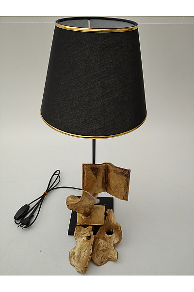 Stolní lampa s motivem knihy černá zlatá | Unimoda | obrázek 2