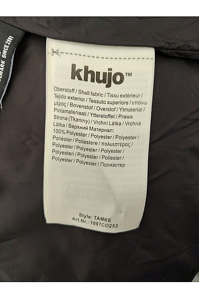 Khujo Dámská černá dlouhá prošívaná zimní bunda s kapucí Vel. M | Khujo | obrázek 9