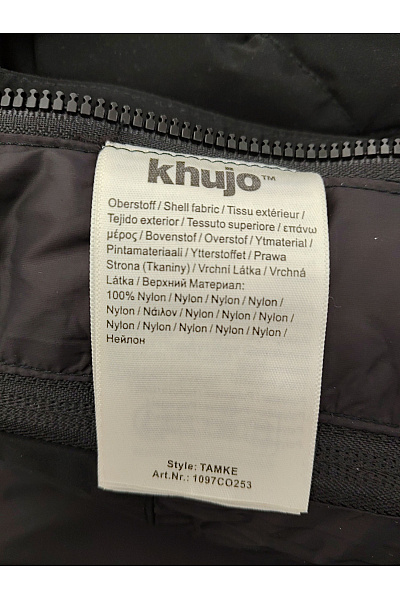 Khujo Dámská černá dlouhá prošívaná zimní bunda s kapucí Vel. M | Khujo | obrázek 10