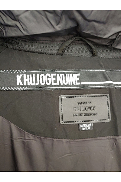 Khujo Dámská černá dlouhá prošívaná zimní bunda s kapucí Vel. M | Khujo | obrázek 11