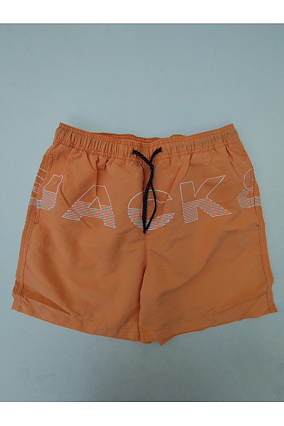 JACK & JONES Pánské oranžové plavkové šortky volné Velikost EU S | JACK & JONES | obrázek 2