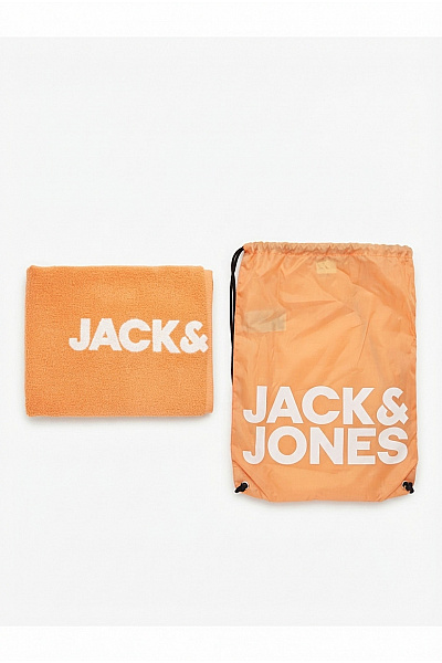 JACK & JONES Oranžový Bavlněný Ručník S Vakem