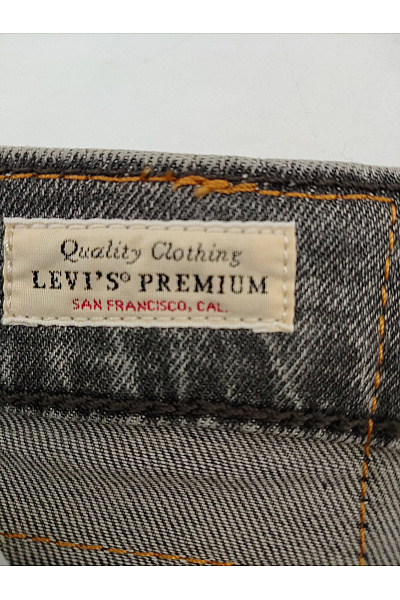 PREMIUM Pánské šedé bavlněné džíny rovné seprané Vel. US W34 L32 | PREMIUM | obrázek 5