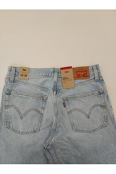LEVIS Dámské bavlněné široké džíny seprané Velikost 29/31 | LEVIS | obrázek 8