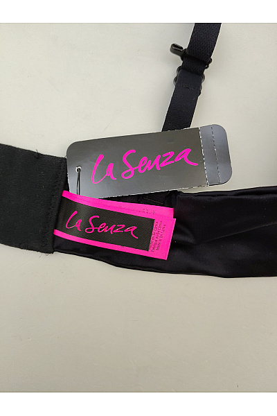 La Senza Černá hladká push-up podprsenka s překříženými ramínky Vel. US 34D | La Senza | obrázek 7