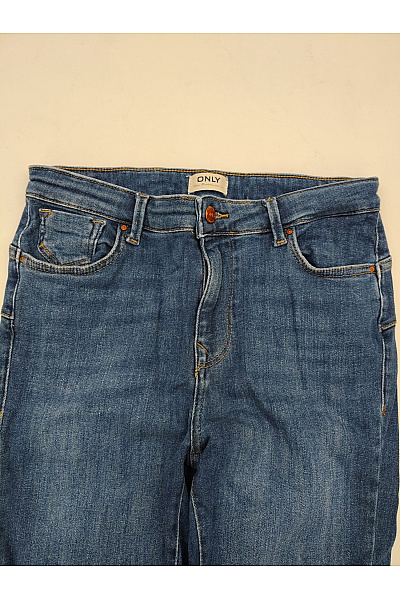 ONLY Dámské modré bavlněné skinny džíny s vysokým pasem Velikost L/32 | ONLY | obrázek 4