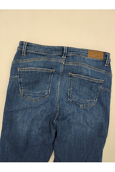 ONLY Dámské modré bavlněné skinny džíny s vysokým pasem Velikost L/32 | ONLY | obrázek 9