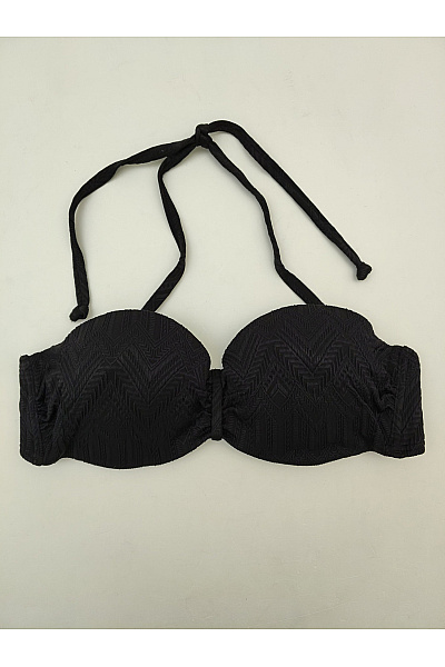 BUFFALO Černé dvoudílné bikiny s geometrickým vzorem a vyztuženou podprsenkou | BUFFALO | obrázek 3