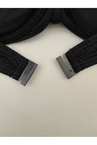 BUFFALO Černé dvoudílné bikiny s geometrickým vzorem a vyztuženou podprsenkou | BUFFALO | obrázek 6