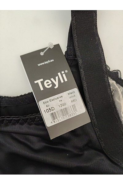TEYLI Dámská bavlněná krajková kosticová podprsenka Vel. EU 105D | TEYLI | obrázek 5