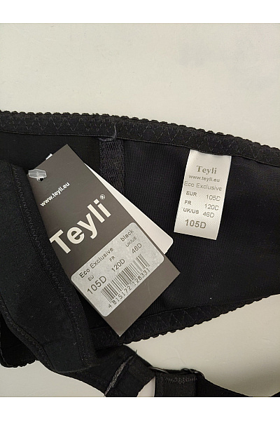 TEYLI Dámská bavlněná krajková kosticová podprsenka Vel. EU 105D | TEYLI | obrázek 8