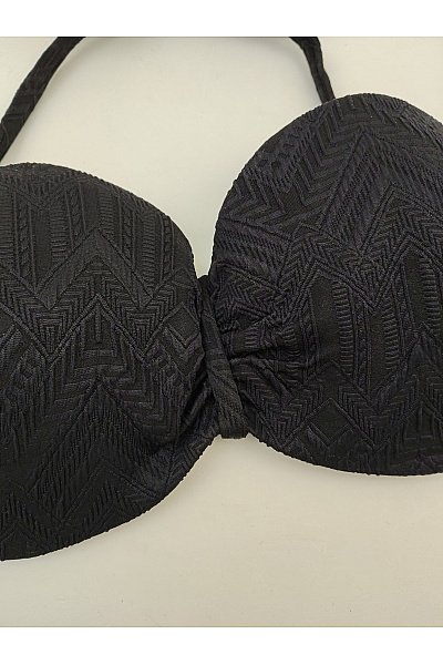 BUFFALO Černé dvoudílné bikiny s vyztuženou podprsenkou na zavazování za krk Vel. EU 38C | BUFFALO | obrázek 4
