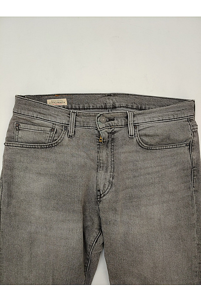 PREMIUM Pánské šedé bavlněné džíny slim fit Vel. US W33 L30 | PREMIUM | obrázek 4