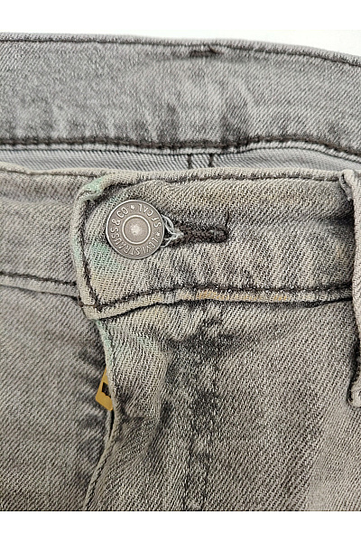 PREMIUM Pánské šedé bavlněné džíny slim fit Vel. US W33 L30 | PREMIUM | obrázek 5