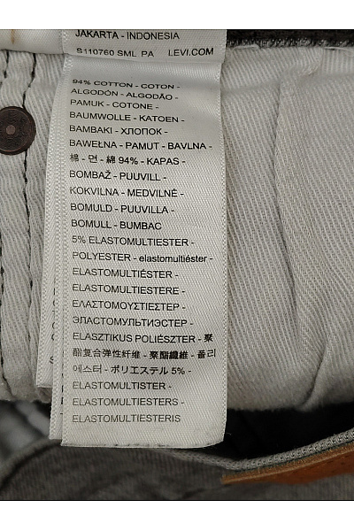 PREMIUM Pánské šedé bavlněné džíny slim fit Vel. US W33 L30 | PREMIUM | obrázek 7