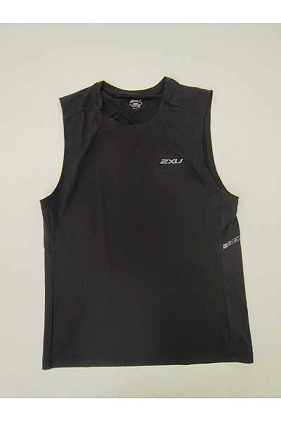 2XU Pánské černé sportovní funkční tílko na běhání Vel. M | 2XU | obrázek 2