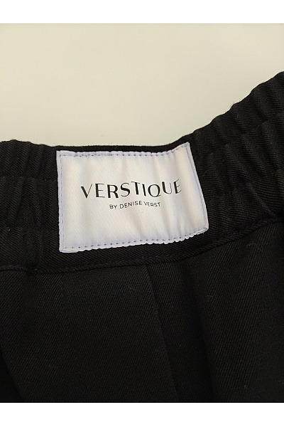 Dámské černé široké kalhoty s vysokým pasem Velikost EU 40 | Unimoda | obrázek 4