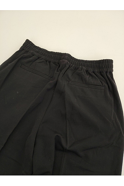 Dámské černé široké kalhoty s vysokým pasem Velikost EU 40 | Unimoda | obrázek 6