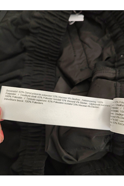Dámské černé široké kalhoty s vysokým pasem Velikost EU 40 | Unimoda | obrázek 8