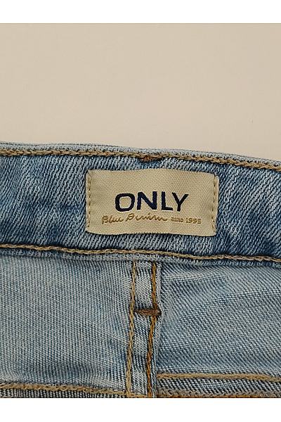 ONLY Dámské modré bavlněné skinny džíny s vysokým pasem Vel. M | ONLY | obrázek 4