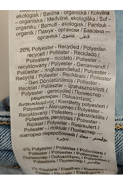 ONLY Dámské modré bavlněné skinny džíny s vysokým pasem Vel. M | ONLY | obrázek 6