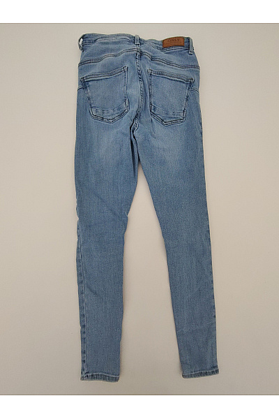 ONLY Dámské modré bavlněné skinny džíny s vysokým pasem Vel. M | ONLY | obrázek 7