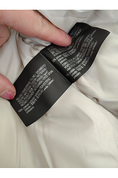 PULL&BEAR Béžová dámská zimní prošívaná puffer bunda s kapucí Vel. EU L | PULL&BEAR | obrázek 7