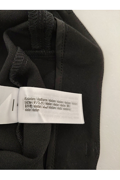 Bershka Dámské černé široké kalhoty s vysokým pasem | Bershka | obrázek 7