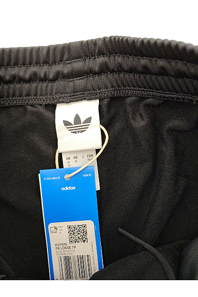 ADIDAS Černobílé dámské tepláky s širokými nohavicemi a lampasem Velikost US M | ADIDAS | obrázek 7