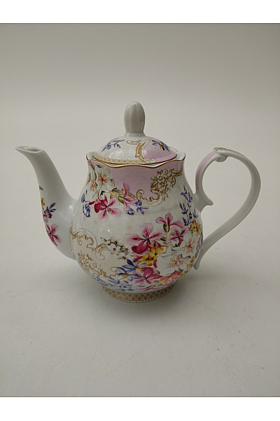 Porcelánová čajová konvice s květinovým vzorem | Unimoda | obrázek 2