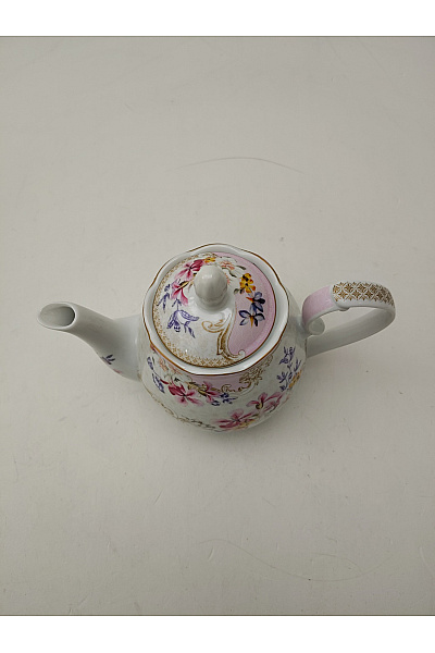 Porcelánová čajová konvice s květinovým vzorem | Unimoda | obrázek 3